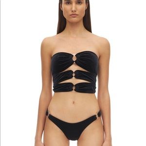 Reina Olga swim brand new Cage Bikini Set Velvet